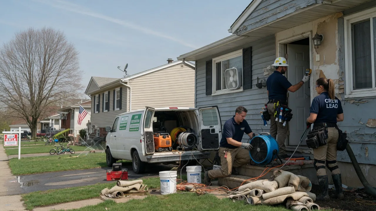 Flood Cleanup in Wolcottville, IN near me